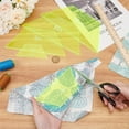 thumbnail image 3 of Half Hexagon Quilting Template 4/6/8/9/10inch Acrylic Quilting Ruler Allowance Templates Ruler for DIY Hand Patchwork Machine Quilting Sewing Needlework Craft Green DIY, 3 of 6