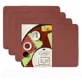 thumbnail image 2 of Aspire 4PCS Thickened Non-Slip Heat-Resistant Silicone Placemats Cutting Hot Mats Tablemats-Coffee, 2 of 7