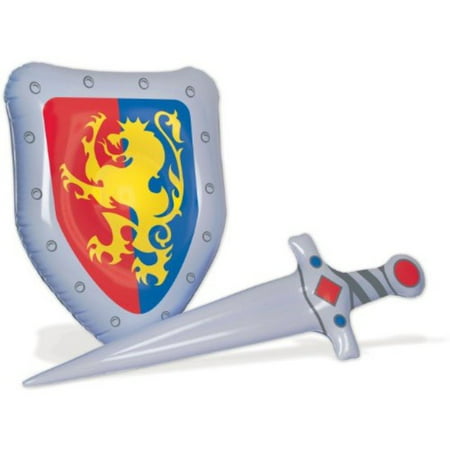 Inflatable Sword & Shield Set Party Accessory (1 count) (1/Pkg)