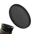 thumbnail image 1 of Filtre à Lentille Variable ND2-400, Filtre à Densité Neutre Réglable avec Cadre Rotatif, Cadre en Alliage d'Aluminium, Verre Optique Trempé Résistant aux Chocs, 1 of 7