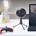 thumbnail image 4 of Blue Snowball iCE USB Mic for Recording and Streaming on PC and Mac, Cardioid Condenser Capsule, Adjustable Stand, Plug and Play - Black, 4 of 6
