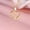 Golden-E, variant on faith faith faith 1pc Elegant 14K Gold Plated Heart Initials Necklace Romantic Heart Flower Necklace A-Z Initials Pendant Necklace Lucky Necklace Promise Necklace Fashion Jewelry for Men And Women fo