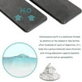 thumbnail image 3 of 2 Pcs Water Absorbing Stone Trays, Kitchen/Bathroom Sink Soap Dish, Diatomite Tray Used for Hand Soap & Cosmetic Bottles in The Modern Home, 3.15" W x 6.3" L, Dark Gray, 3 of 10