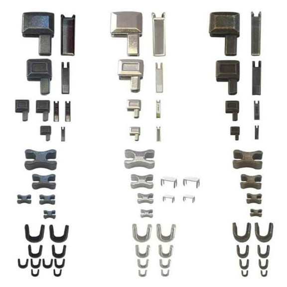 Zips Repair Set Fix Replacement Insertion Pin Zippers Bottom Zippers Stopper