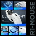thumbnail image 5 of R1 Attack Shark Wireless Mouse Bluetooth Gaming Mouse PAW3311 Sensor,1000Hz Return-rate,Tri-mode,Ergonomic,Rechargeable, 5 of 9