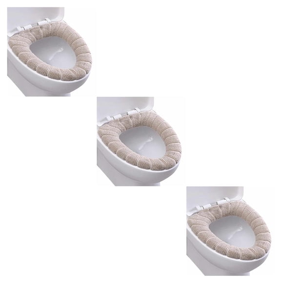 Bewildely 1 unidad de calentador y grueso para baño, cubierta de asiento de inodoro de tela lavable y estirable, almohadillas para Type1 NO1