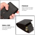 thumbnail image 4 of unbranded 1Ud Organizador Portátil De Tarjetas En Cuero PU Negro Resistente Para Transporte Y Uso Diario, 4 of 5