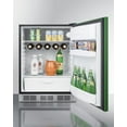 thumbnail image 2 of 24 Inches Wide Refrigerator-Freezer, Green, 2 of 4