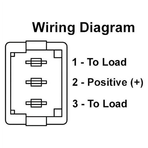 JR Products 12625 On/On Switch - Black