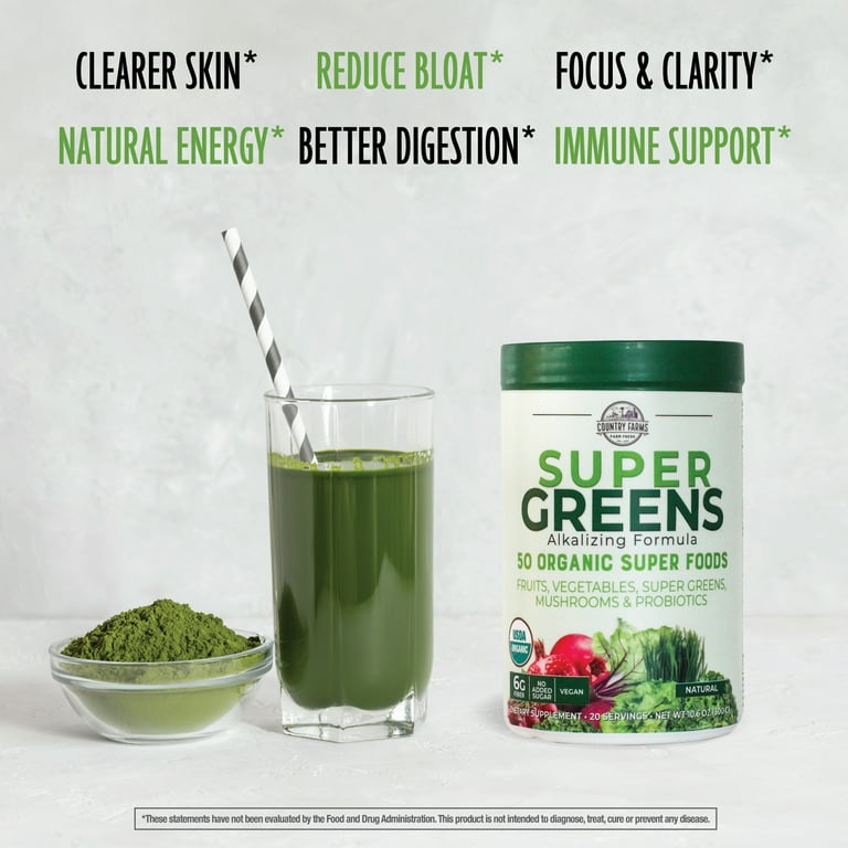 Country farms super greens powder 2025