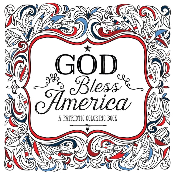 Pre-Owned God Bless America: A Patriotic Coloring Book Paperback