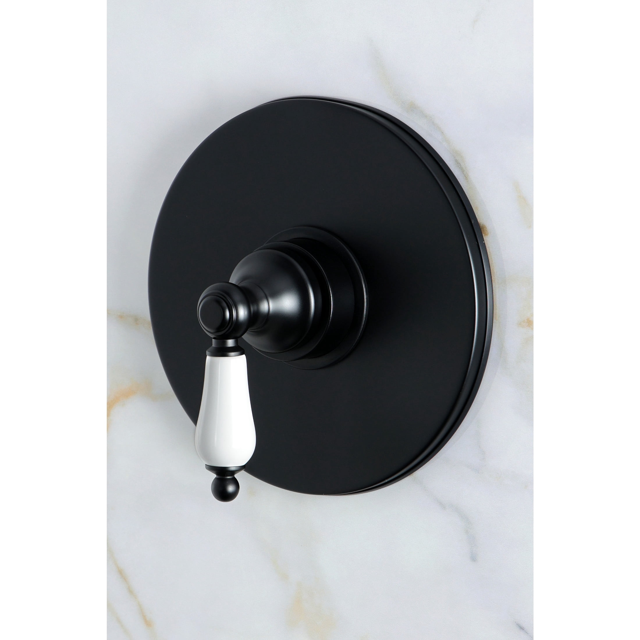 Kingston Brass KB8330PLSO Victorian Single-Handle Pressure Balanced Shower Faucet, Matte Black