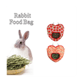 thumbnail image 3 of 2PCS Heart-Shape Hanging Bag Hanging Pouch Small Animals Feeder Holder Feeding Bag Guinea Pig Hanging Bag, B, 3 of 4