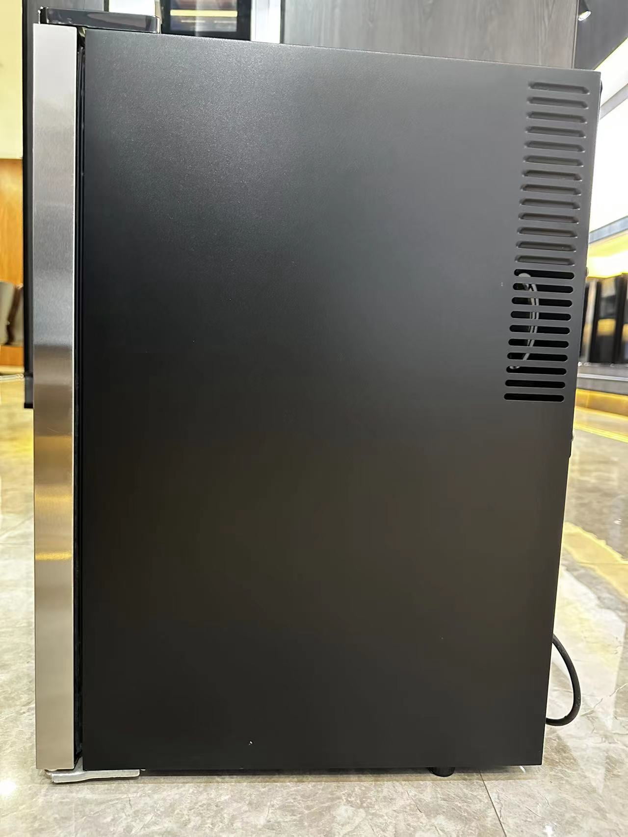 Lynk-E Wine Bottle Refrigerator, Built-in or Freestanding Wine Freezers with Advanced Cooling System for Drink Soda Wine Water, Quiet Operation, Silver