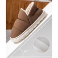 thumbnail image 6 of XIMIN Women's Quilted Puffer Slippers Boots Fuzzy Ultra-Soft Cotton Comfortable Cute Indoor Outdoor Cold Weather Fall Winter Warm House Shoes, 6 of 9