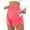 Hot Pink, variant on Rosvigor Womens Athletic Shorts High Waisted Running Shorts Gym Workout Shorts with Pockets
