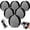 Black White, variant on Juggling Balls Set for Beginners and Professionals Set of Juggling Bean Bags Durable Juggle Ball Kit