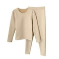 thumbnail image 2 of Roncen Women Thermal Underwear Set, Long Johns Base Layer Top & Bottom, Women Soft Pajama Set for Cold Weather, 2 of 6