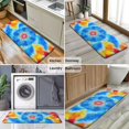 thumbnail image 6 of Colorful Rainbow Tie Dye Spiral Pattern Kitchen Rug Mat,Kitchen Runner Rugs Non Skid Washable,Decorative Kitchen Floor Mats for Kitchen,Sink,Laundry,17"x47.2", 6 of 7
