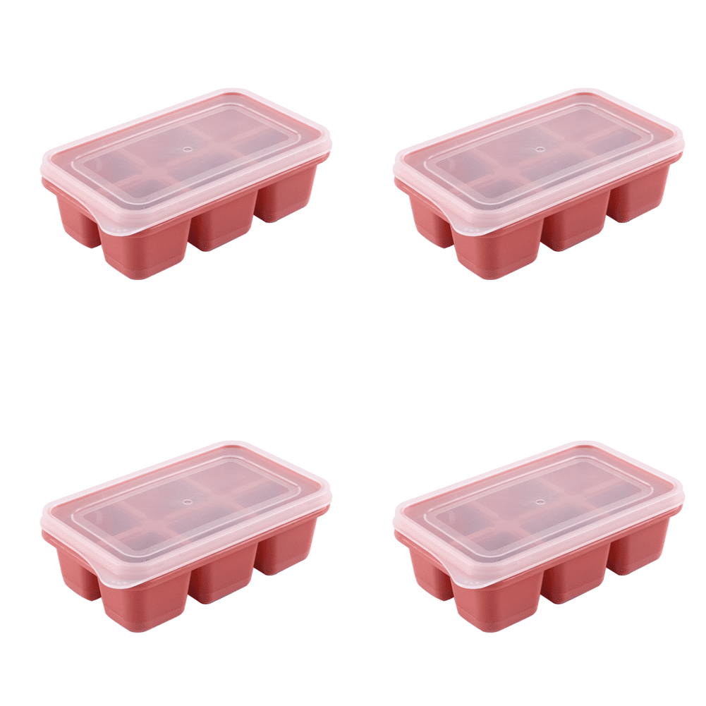 Cabilock Moldes De Silicona, 1 Bandeja Para Cubitos De Hielo, Herramienta  Cuadrada, Contenedor De Lavado Corporal,, image size:1001x1001