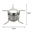 thumbnail image 7 of Cheers.US 190ml Alcohol Stove Portable Rustproof Stainless Steel BBQ Camping Cookware Cooking Stove for Outdoor Backpacking Hiking Traveling Grill Camping, 7 of 7