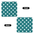thumbnail image 2 of Kdxio White Polka Dots With Teal Background Pocket Mirror, 1X/2X Travel Makeup Mirror 2-Sided Folding Small Mirror Portable Double-Sided Magnifying Cosmetic Mirror for Gift-Square, 2 of 9