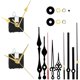 thumbnail image 1 of Kit de mecanismo de reloj de cuarzo, mecanismos de reloj de pared alimentados por materia esquí esquí Gafas de esquí, 1 of 3