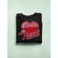 thumbnail image 3 of Pure Passion Emoji - Bold Heart Graphic Men's Sweatshirt, 3 of 4