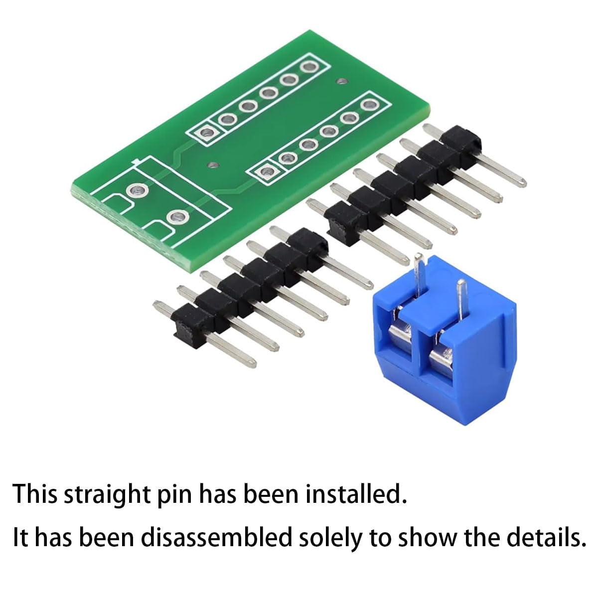 10 pieces of 26 position terminal block distribution module, 2 pin screw terminal to 2.54 pitch DuPont connector, for safe wiring - electronics, prototyping and projects