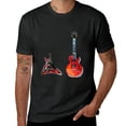 thumbnail image 2 of Guitar band pattern shirts for men, women, boys, and girls, outer space T-shirt gifts, 2 of 4