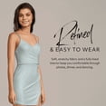 thumbnail image 4 of David’s Bridal, The Edit by DB Studio Women's Formal Iridescent Double Strap Draped Mini Dress, Short, Novelty, 4 of 8