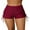 Red, variant on Women's High Waist Swim Shorts Side Drawstring Tummy Control Swimsuits Bottoms