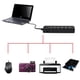 thumbnail image 3 of 7-Port USB Hub, High Speed USB 2.0, Multi USB Hub, Splitter, Switch, Adapter Cable for Laptop, MacBook, Tablet, 3 of 4