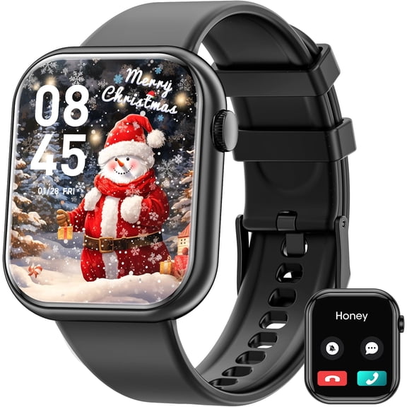 smart watch for Women, Compatible with Android and iPhone Devices, Featuring Fitness Tracker, 1.85-inch Smartwatch Gift, Answer/Make Calls/120 Sports Modes, IP68 Water-Resistant Fitness Watch (Gold)