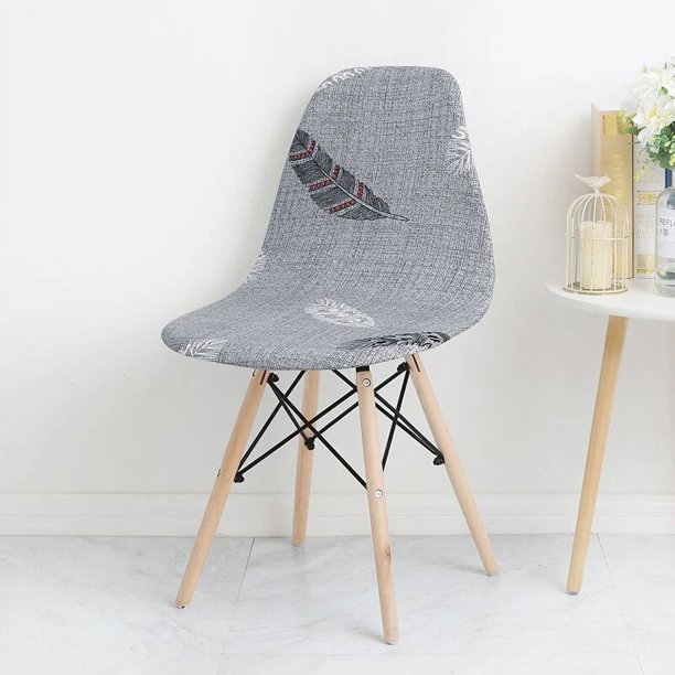 Funda de asiento estampada de colores sólidos para SILLA, cubierta sin brazos para banquete, hogar, Hotel, 1 pieza