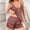 Coffee, variant on Tqcoqu Women's Pajama Set 2 Piece Lace Cami Tops Summer Sleeveless Sleepwear Pajama Set,Coffee Women's M-XL