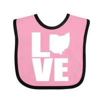 Inktastic Ohio Love Boys or Girls Baby Bib