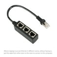 thumbnail image 6 of Ethernet Splitter Cable, Flexible Connection for 3 Computers Sharing High-Speed DSL, Cable Modem Ports, 6 of 7