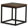 thumbnail image 1 of Steve Silver Aleka Metal End Table in Dark Oak and Charcoal, 1 of 4