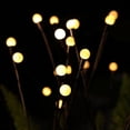 thumbnail image 4 of Luces de luciérnagas solares, luces de jardín, decoración de jardín al aire libre, luciérnagas que se mueven por el viento en el césped, 4 of 5