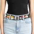 thumbnail image 5 of Nickelodeon Belt, Seatbelt Buckle Belt, Rugrats Character Faces Close Up, 34 to 52 Inches, 5 of 9