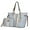 Light Blue, variant on Holland Tote Handbag with Wristlet - 2Psc by Mia k.