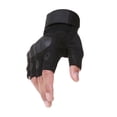 thumbnail image 3 of 1 Paire de Gants d'Extérieur Respirant Confortable Réglable Antidérapant Mitaines de Protection Demi-Doigt, 3 of 10