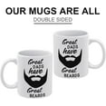 thumbnail image 3 of Great Dads Have Great Beards Mug Coffee Mug 11Oz Ceramic Cute Mugs,Funny Mugs,Gift For Coffee Lovers And Collectors, 3 of 7