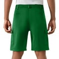 thumbnail image 4 of RYDCOT Hiking Shorts for Men Cargo Casual Lightweight Stretch Waist Multi Pockets Button Zipper Outdoor Sports Shorts Green, 4 of 5