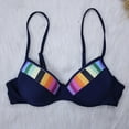 thumbnail image 5 of Babysbule Swimsuits for Women Women's Color Matching Gradient Split Swimsuit Beachwear Set, 5 of 9