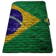 thumbnail image 2 of PKQWTM Brazil Flag Painted On Old Brick Wall Texture Book Cover Book Protector Book Sleeve Book Pouch Book Bag 6x9 inch, 2 of 4