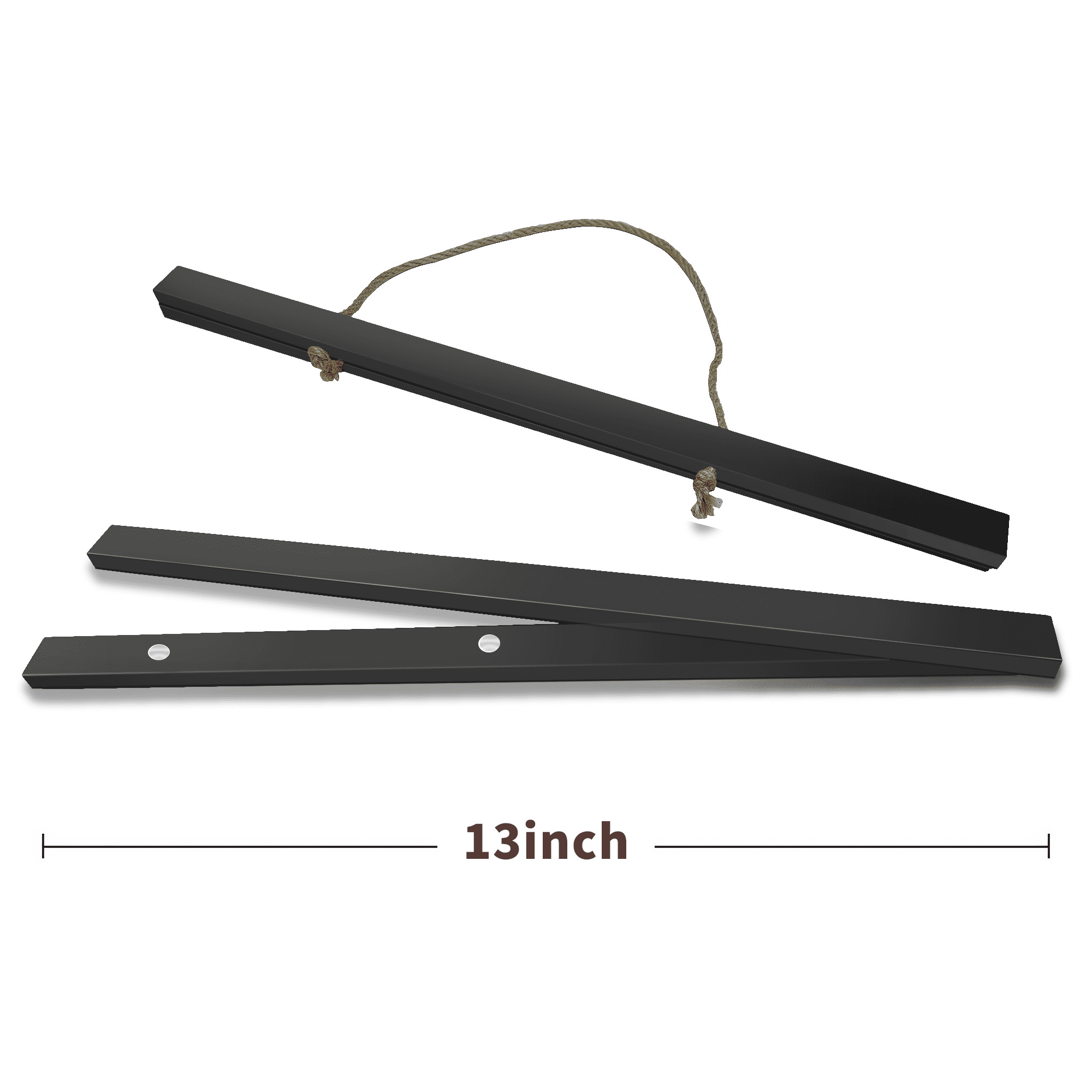 MAYEERTY Modern Abstract Wall Art Painting, Living Room Decor, Black Hanging Rod Frame, 15.7"x11.8"