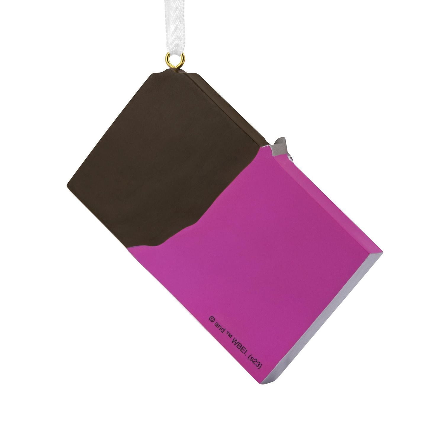 Hallmark Christmas Ornament (Willy Wonka and The Chocolate Factory Wonka Bar With Golden Ticket)