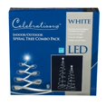 thumbnail image 1 of Celebrations R0404916 3 ft. &amp; 4 ft. LED Spiral Trees Combo Pack  White, 1 of 1